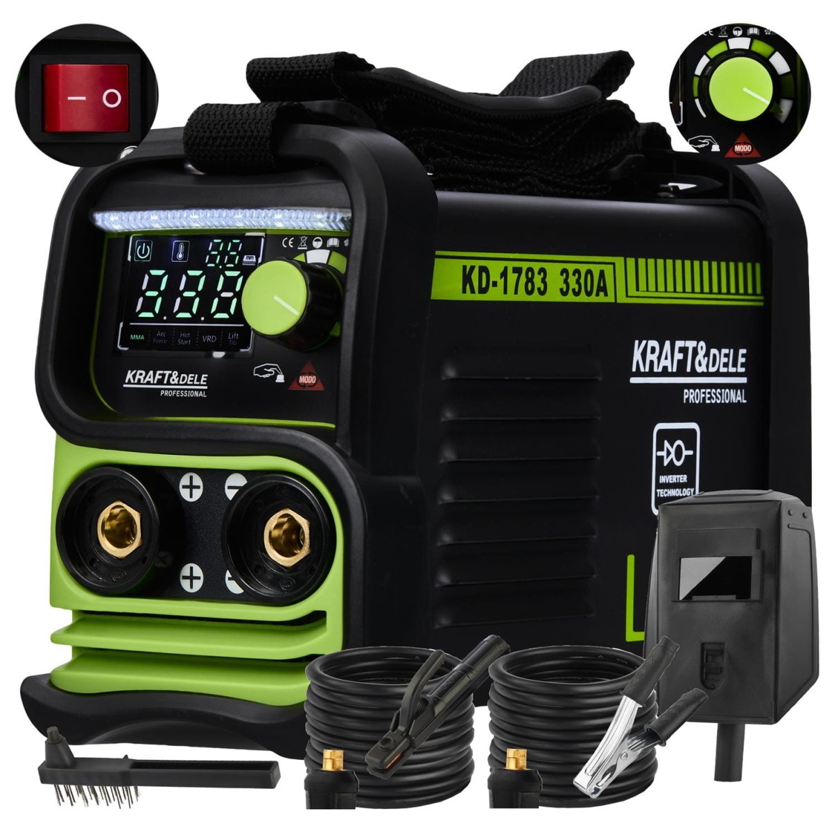 KRAFT&DELE KD1783 keevitusaparaat 330A – MMA / TIG LIFT (VRD) - Ostuklikk